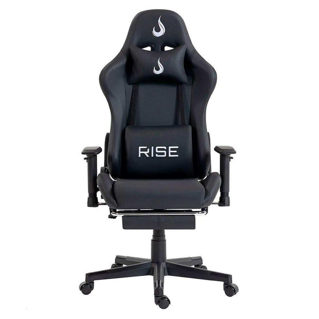 Cadeira Gamer Rise Mode Ângulo Ajustável Até 130Kg Braço 2D Apoio para Pés Retrátil