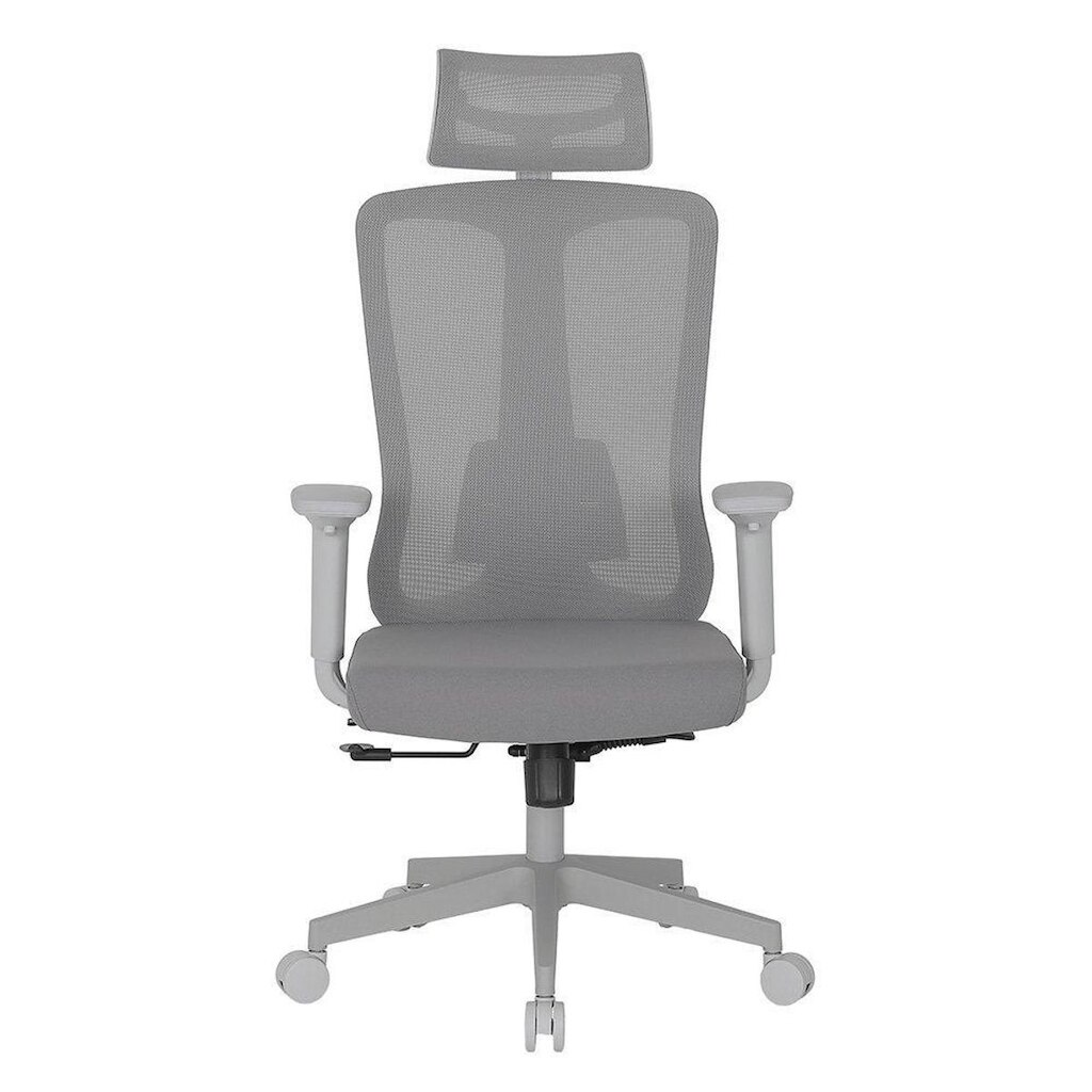 Cadeira Office DT3 Maya Grey Frame, Até 120Kg, Reclinável, Malha e Tecido, Claro - 14672-0