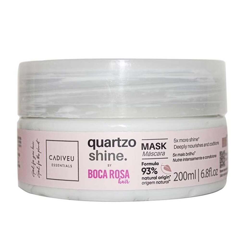 Cadiveu Essentials Quartzo Shine by Boca Rosa Hair Máscara Condicionante 200ml