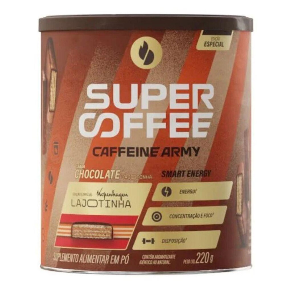 Cafe Funcional SuperCoffee Lajotinha 220g Caffeine Army
