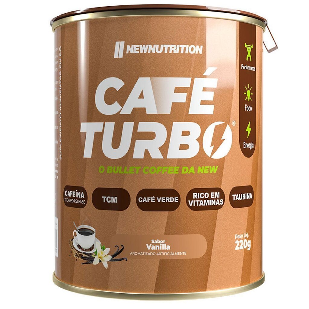 Café Turbo - 220g Vanilla - NewNutrition