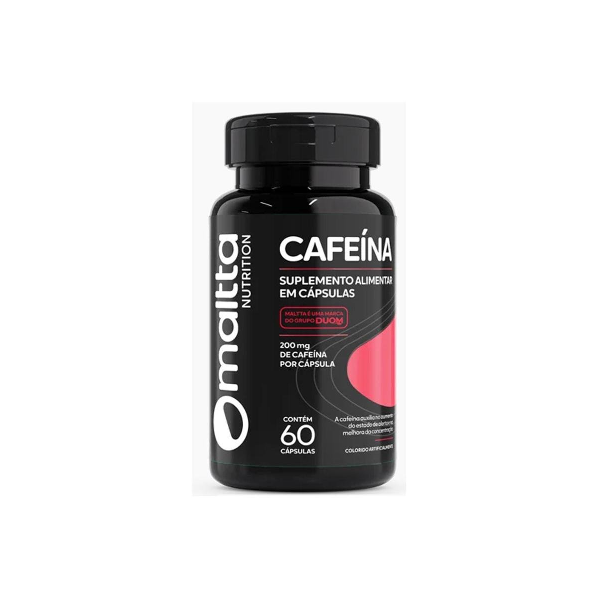 Cafeína 200mg 60 Cápsulas Maltta