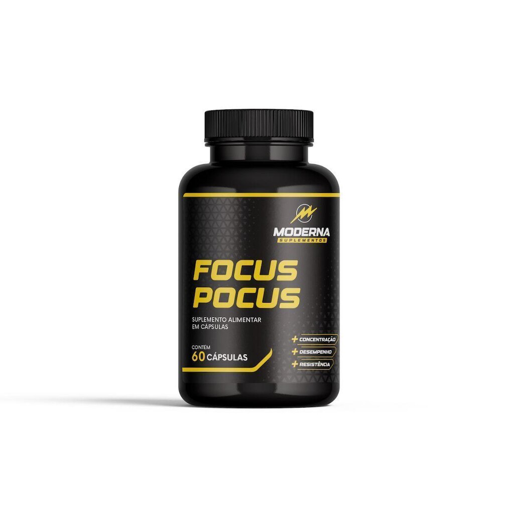 Cafeina Focus Pocus Moderna Suplementos 60 Cápsulas