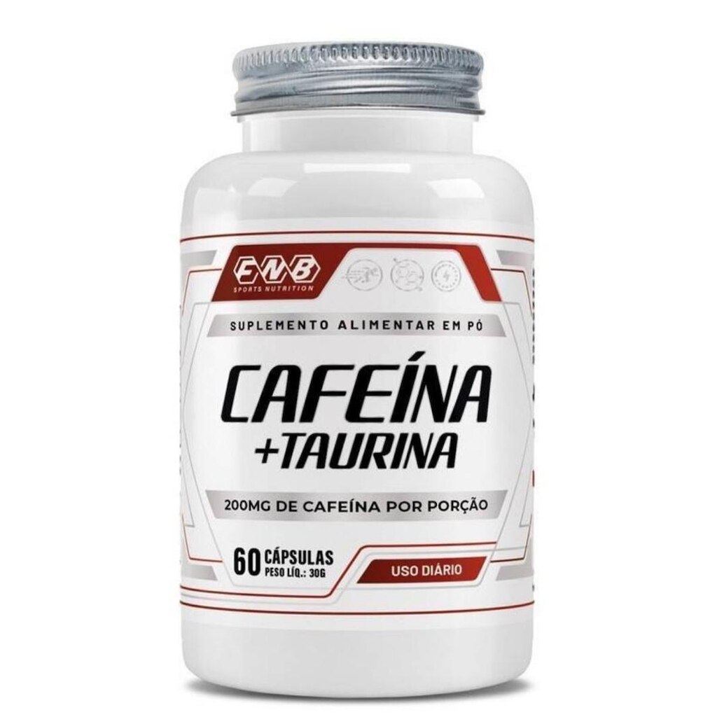 Cafeína + Taurina 60 Cápsulas de 500mg Flora Nativa