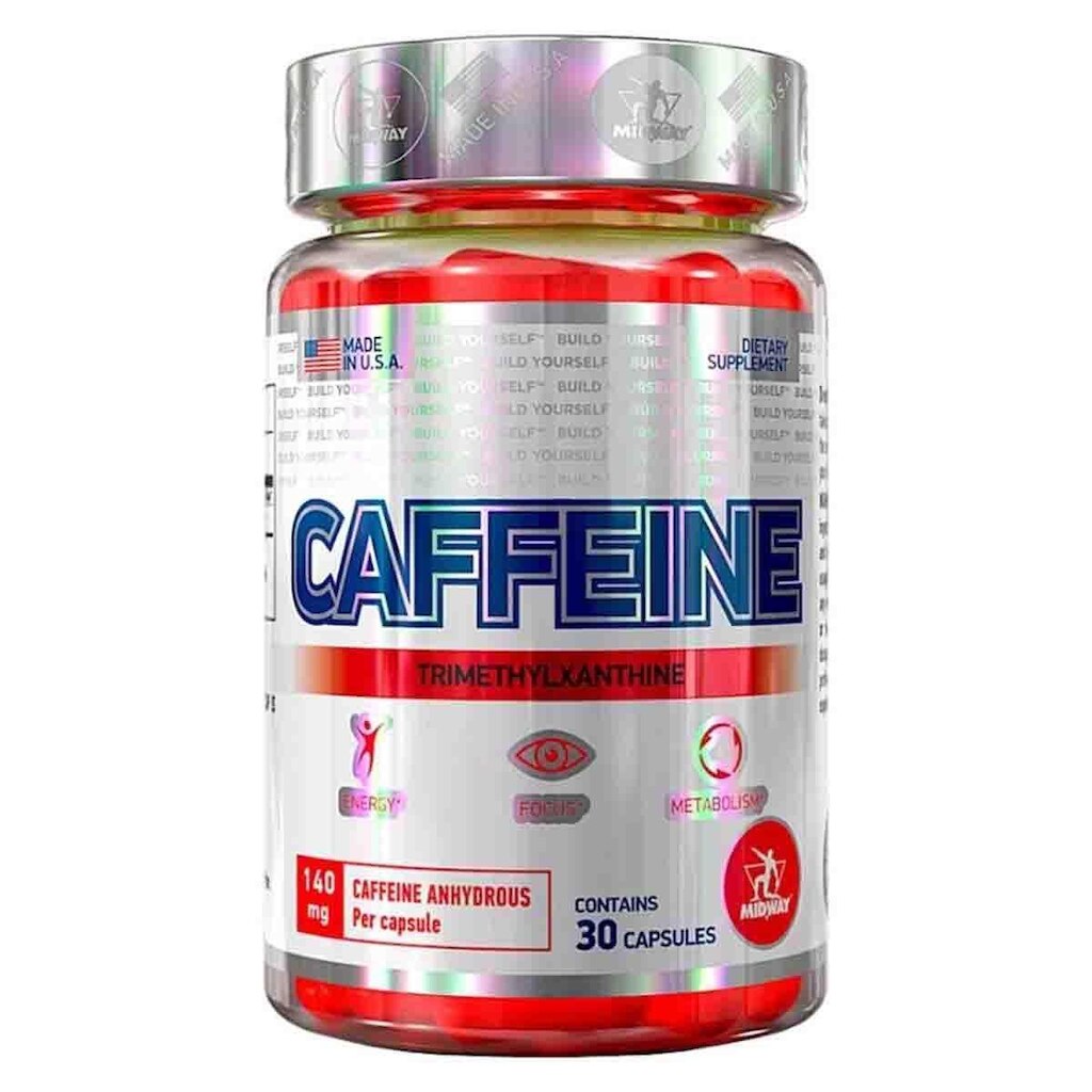 CAFFEINE 30 CÁPSULAS - MIDWAY