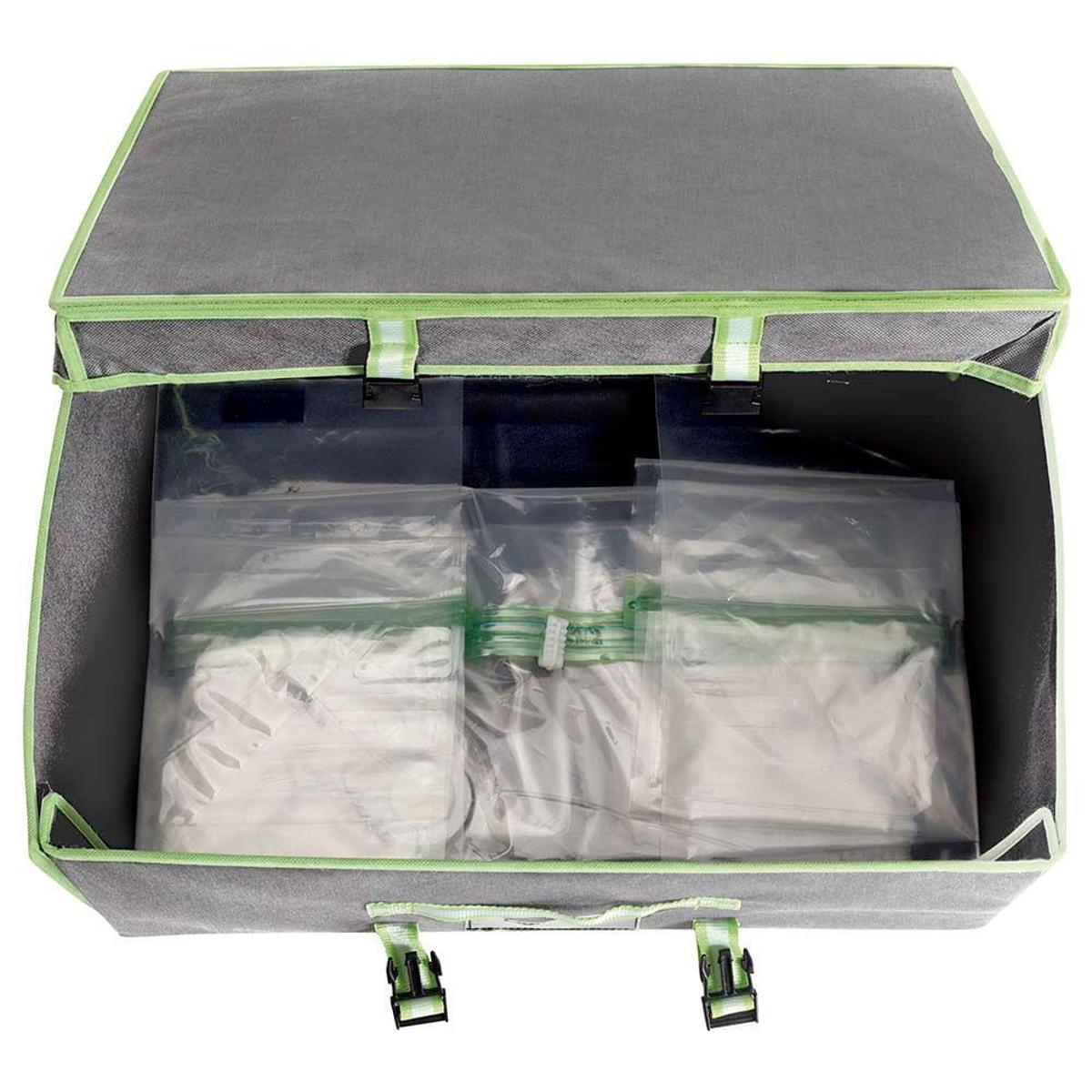 Caixa com Organizador a Vácuo 53cm x 38cm x 19cm Menor preço em Caixa com Organizador a Vácuo 53cm x 38cm x 19cm