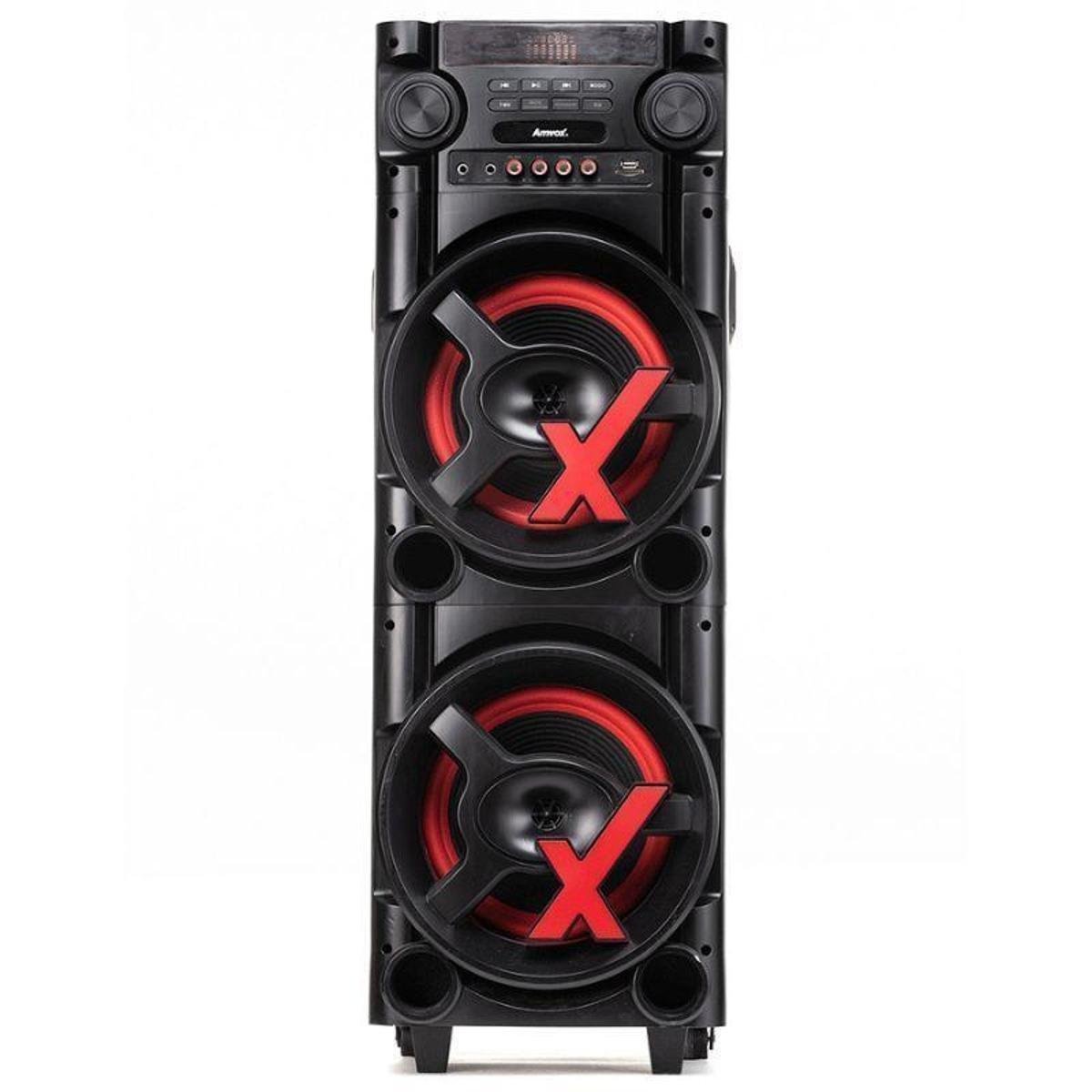 Caixa de Som Amplificada Amvox ACA 1000 NEW X, 1000W, Bluetooth, Bivolt Menor preço em Caixa de Som Amplificada Amvox ACA 1000 NEW X, 1000W, Bluetooth, Bivolt