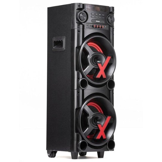 Caixa de Som Amplificada Amvox ACA 1000 NEW X, 1000W, Bluetooth, Bivolt