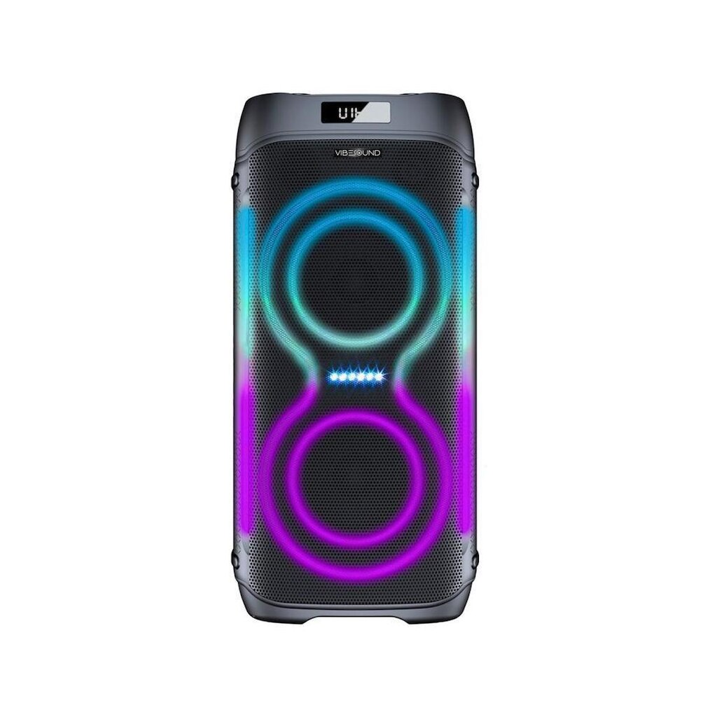 Caixa de Som Amplificada Bluetooth Vivensis Vibe Sound V6 Party 1000W USB