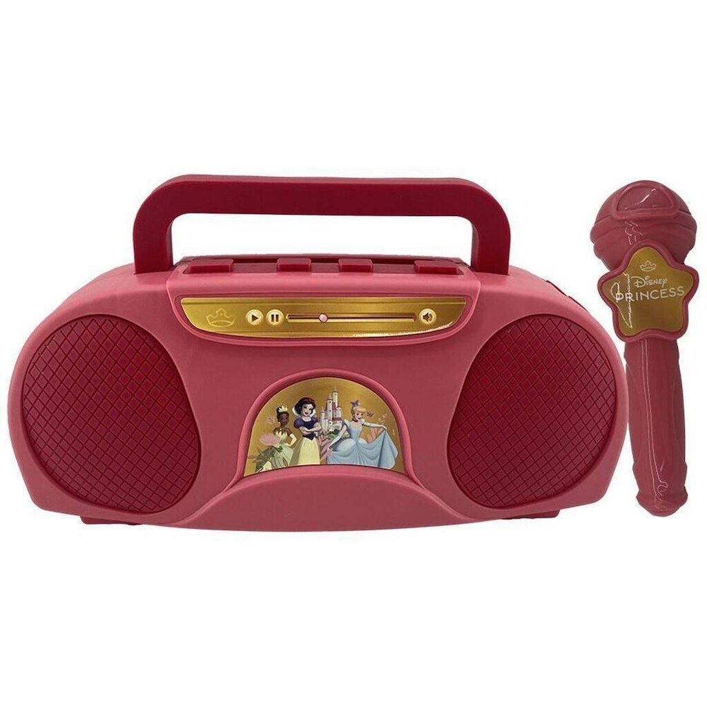Caixa de Som Amplificada Candide Disney Princesas Boom Box Karaokê