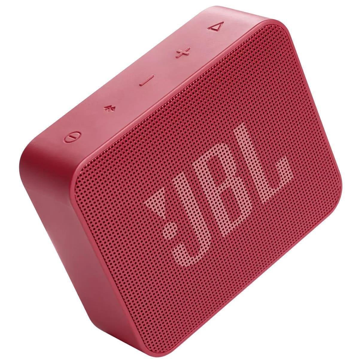 Caixa de Som Bluetooth JBL GO Essential à Prova Dágua 3.1W Vermelha Menor preço em Caixa de Som Bluetooth JBL GO Essential à Prova Dágua 3.1W Vermelha
