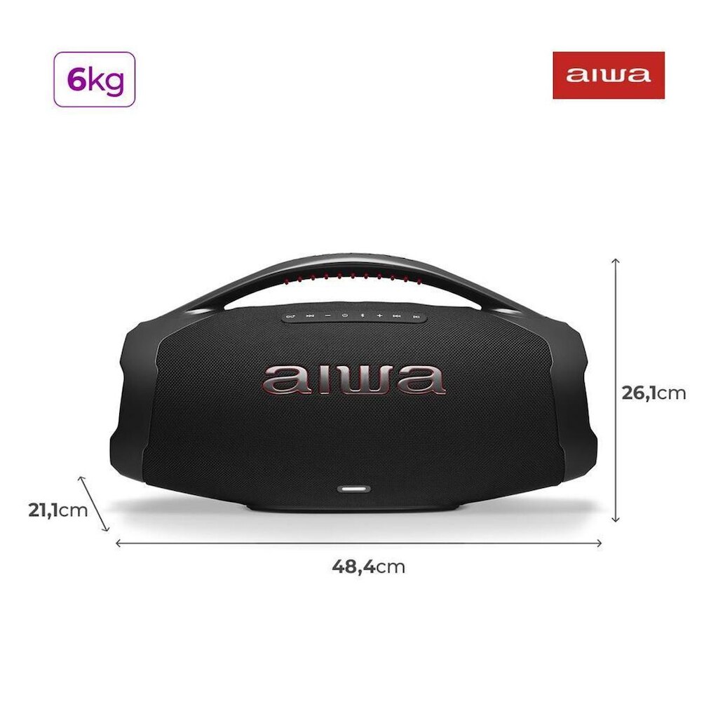 Caixa de Som Boombox AIWA AWS-BBS-01B