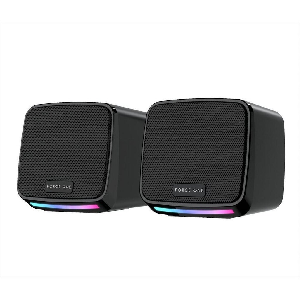 Caixa de Som Gamer Force One Explorer, 3W, Preto