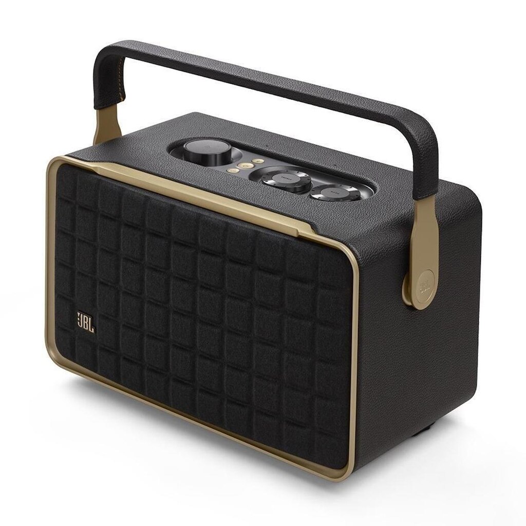 Caixa de Som Portátil JBL Authentics 300, Bluetooth, 100W RMS, Até 8h de Música, JBLAUTH300BLKBR