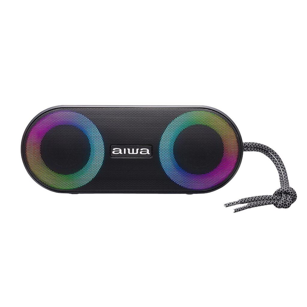 Caixa de Som Speaker AIWA SP01 20W Bluetooth 15H IP65 RGB USB TWS