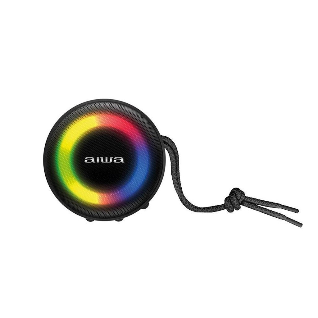 Caixa de Som Speaker AIWA SP02 10W Bluetooth 16H IP65 RGB USB TWS