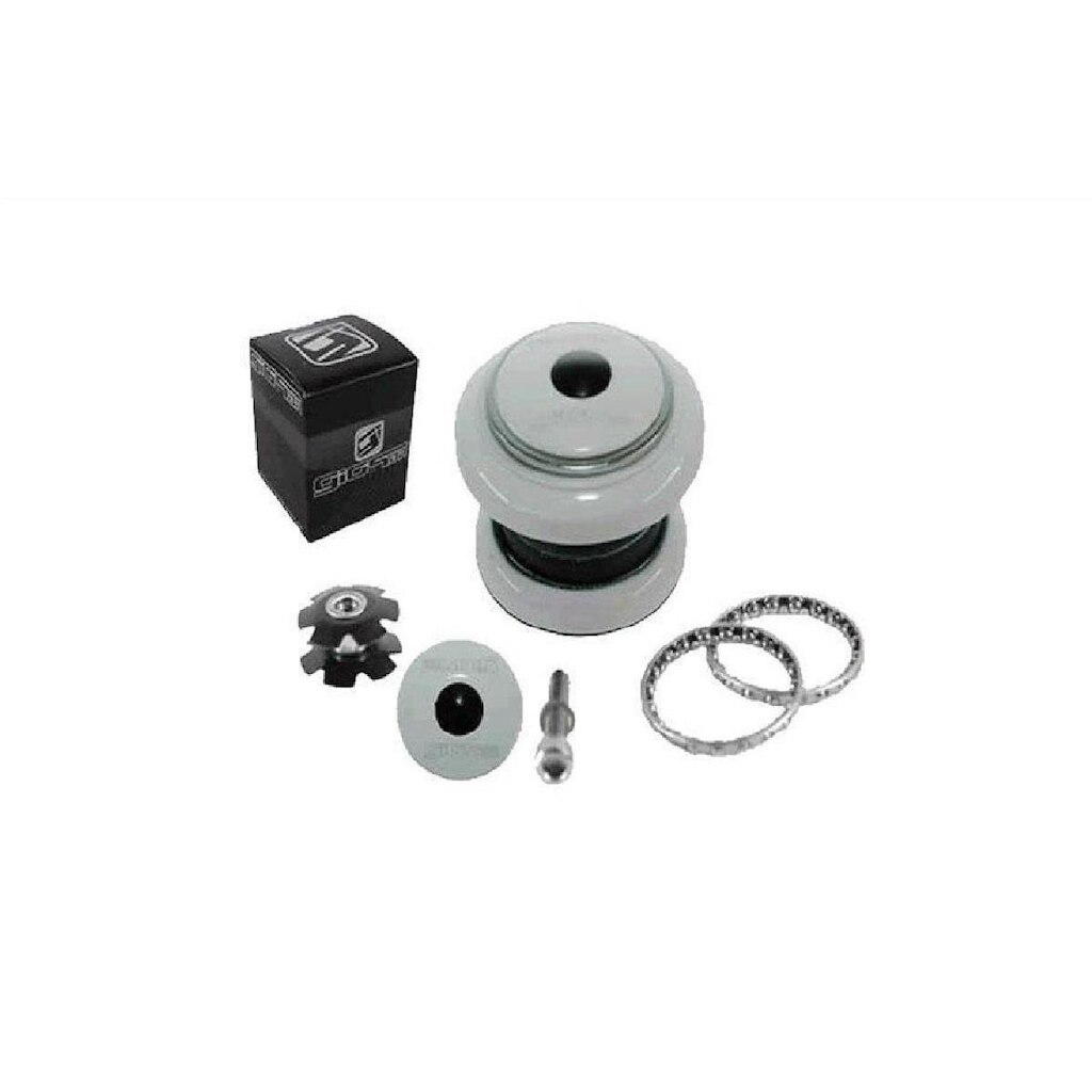 Caixa Direção Giosbr Modelo GI-H845 Aheadset Over Aço/Alumínio Branco