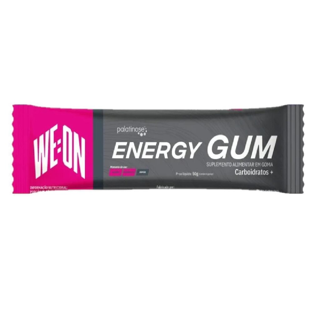 Caixa Energy Gum + Palatinose 600g - 12 Unidades