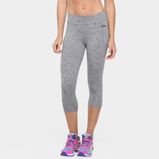 Calça 3/4 Asics Fitness Basic Tight Feminina - Cinza