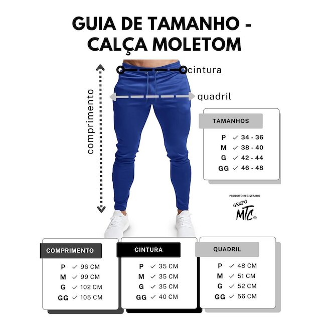 Calça Academia Jogger Moletom Básica Modelo Esportivo Casual Methodic