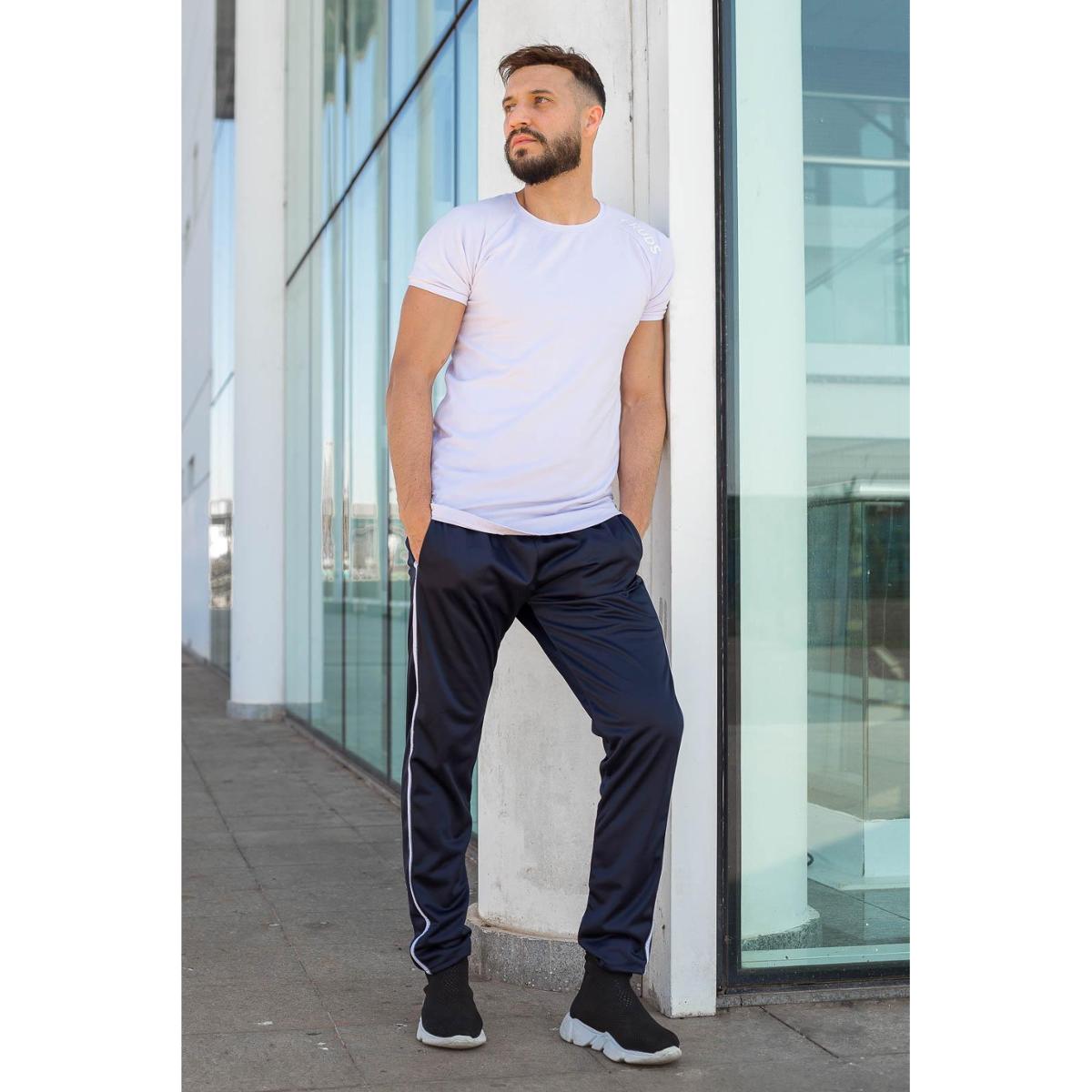 Calça Academia Treino KS Slim Fit Helanca Cós de Elástico Bolsos Faixas nas Laterais 282 é boa?