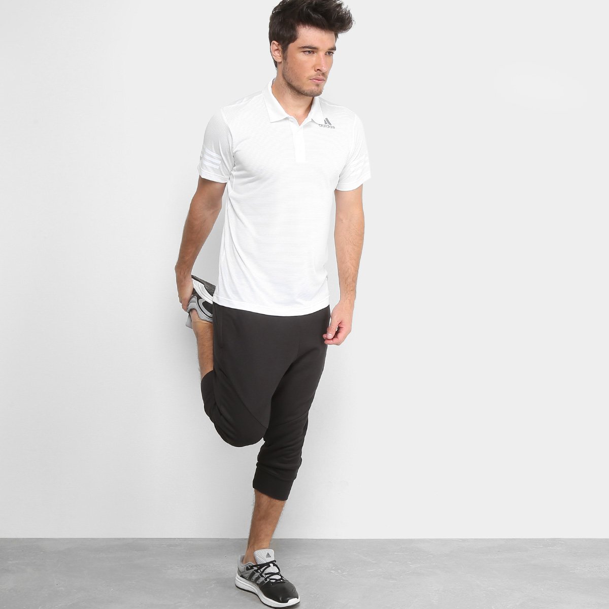 Calça Adidas 3/4 Climacool Masculina - Preto | Netshoes