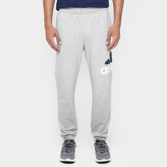 Calça Adidas Essentials Performance Logo Masculina - Cinza Menor preço em Calça Adidas Essentials Performance Logo Masculina - Cinza