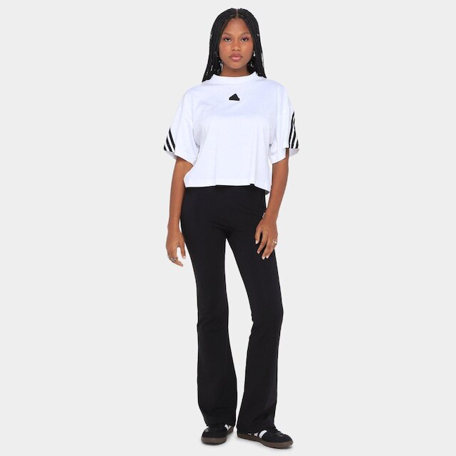 Calça Adidas Flare Small Logo Feminina