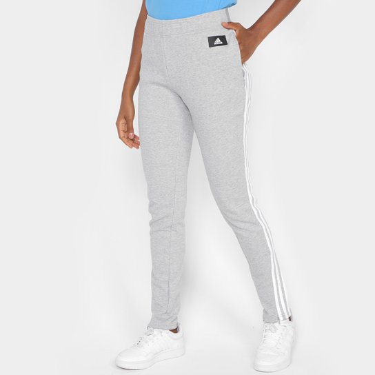 Calça Adidas Future Icon Skin Feminina - Cinza Menor preço em Calça Adidas Future Icon Skin Feminina - Cinza