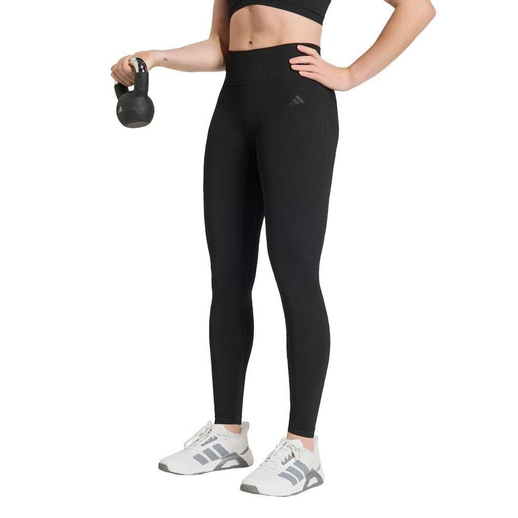 Calça Adidas Legging Malha Essentials Scrunch 7/8 Feminino
