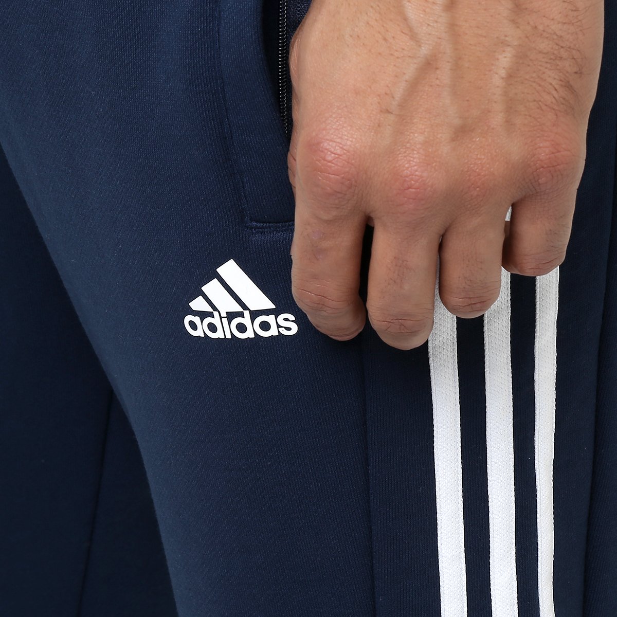 Calça Adidas Originals Tap Auth 1 0 Marinho e Branco Calça Adidas Originals Tap Auth 1 0 Marinho e Branco
