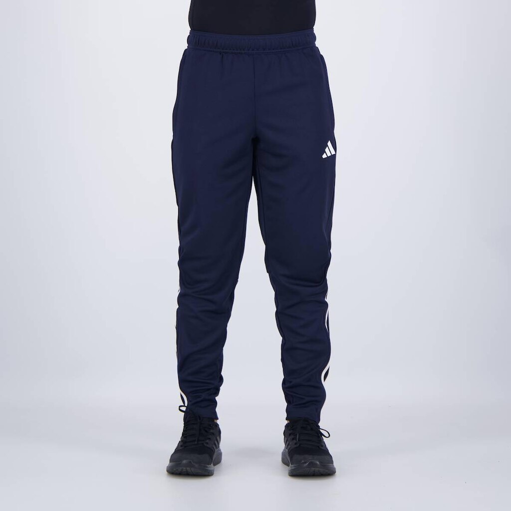 Calça Adidas Sereno 3 Listras Marinho