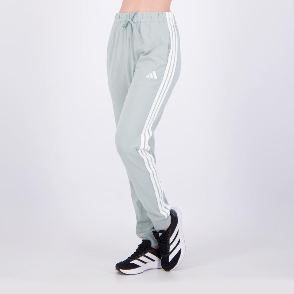 Calça Adidas Single Jersey 3 Stripes Feminina