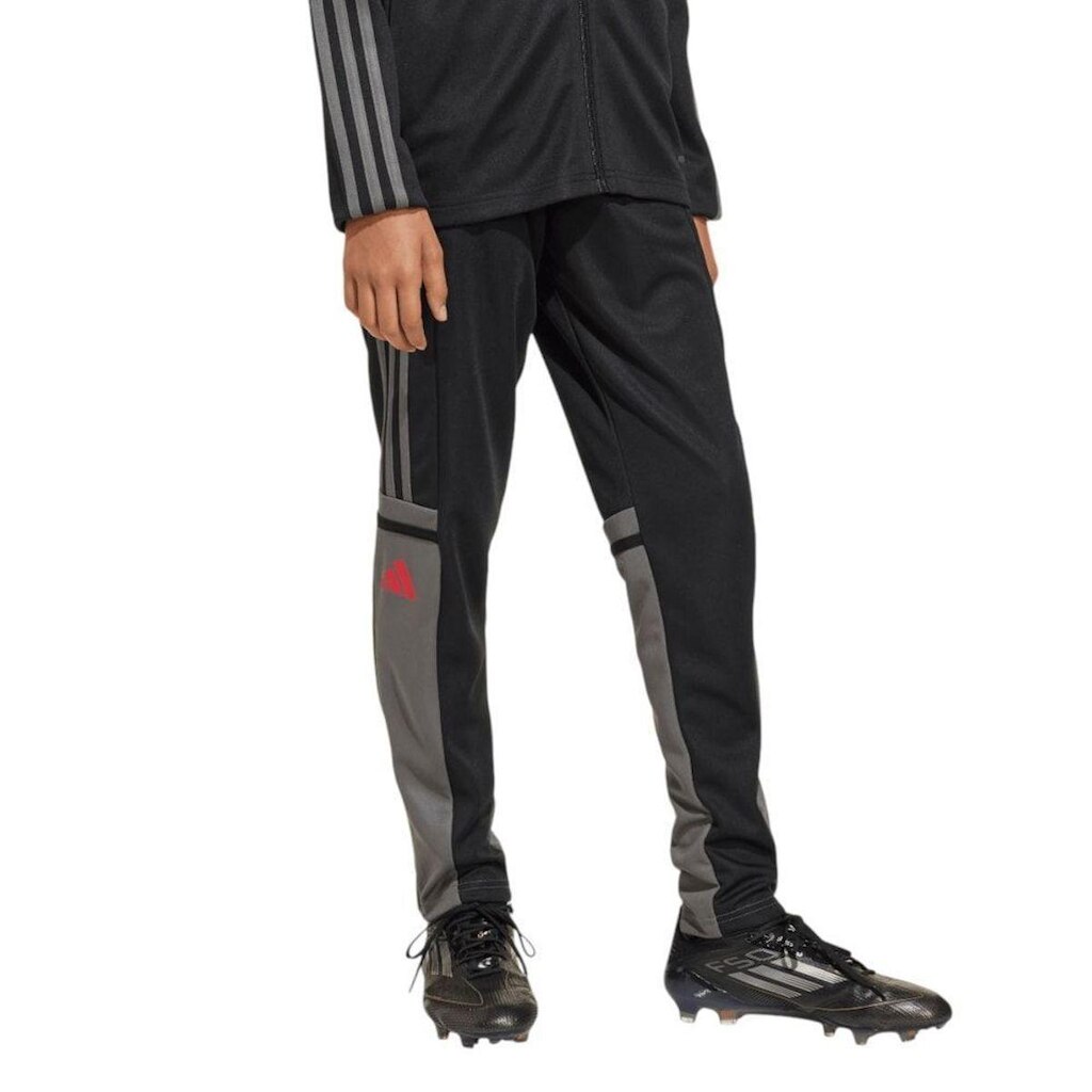 Calça Adidas Squadra 25 Infantil - Preto 15-16