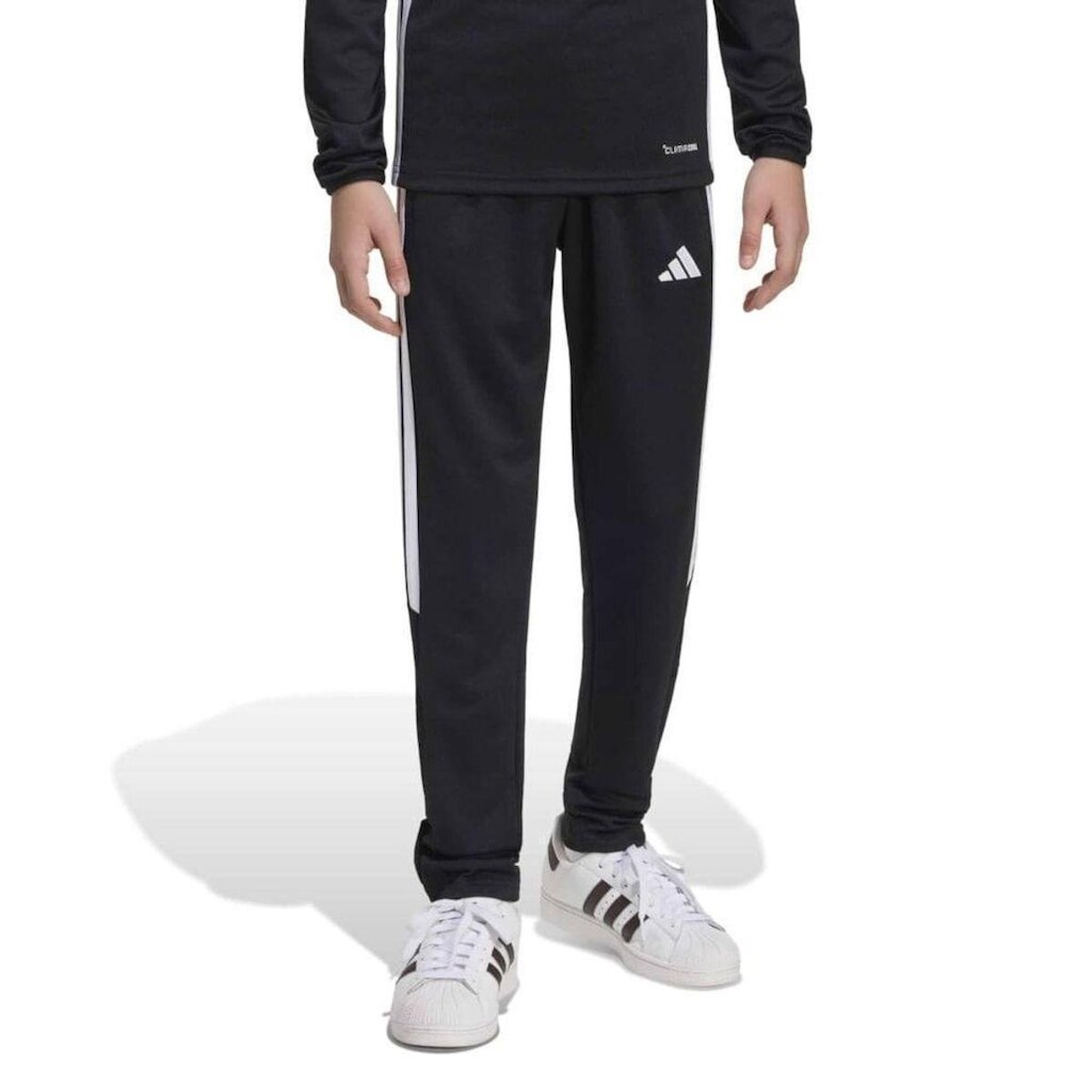Calça Adidas Tiro Essentials Infantil - Preto 15-16
