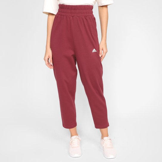 Calça Adidas Yoga Feminina - Vermelho Menor preço em Calça Adidas Yoga Feminina - Vermelho