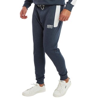 Calça Aeropostale Moletom Masculina Duo Aero Shadow Azul Marinho