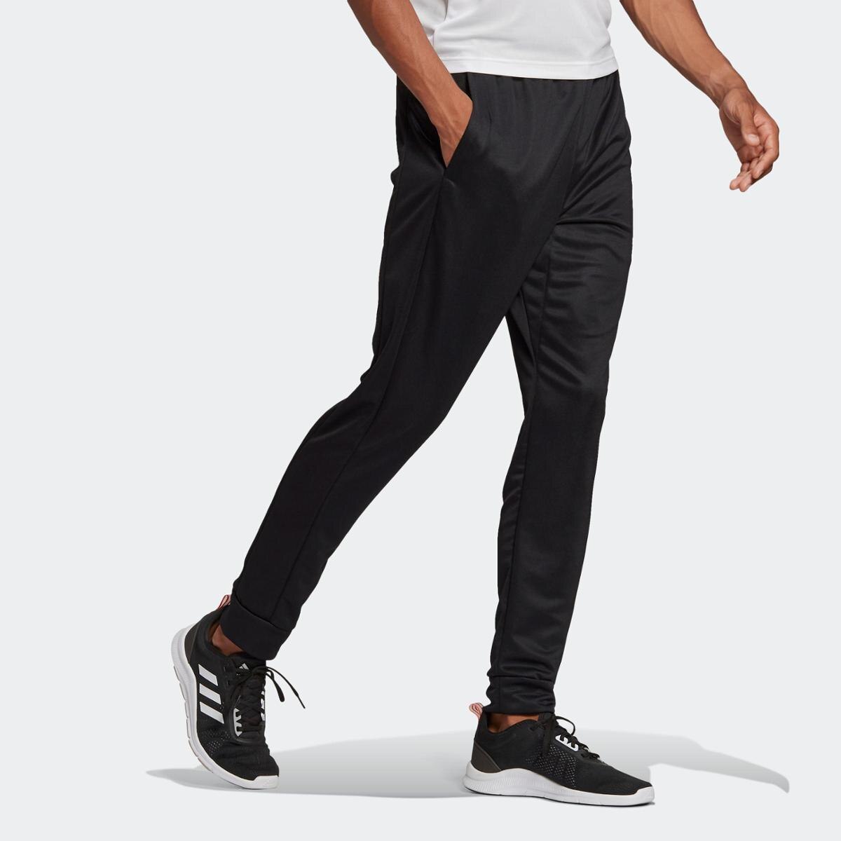 Calça AEROREADY Designed 2 Move Sport Adidas Preto+Branco Netshoes