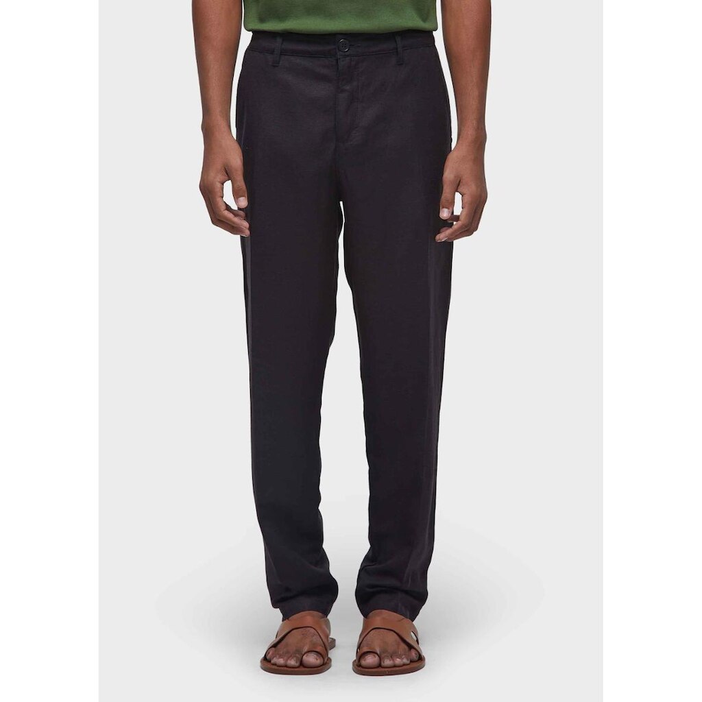 Calca alfaiataria fluid linen