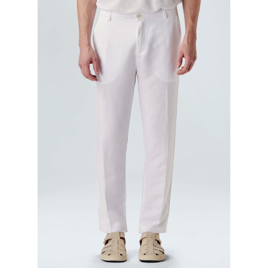 Calca alfaiataria fluid linen
