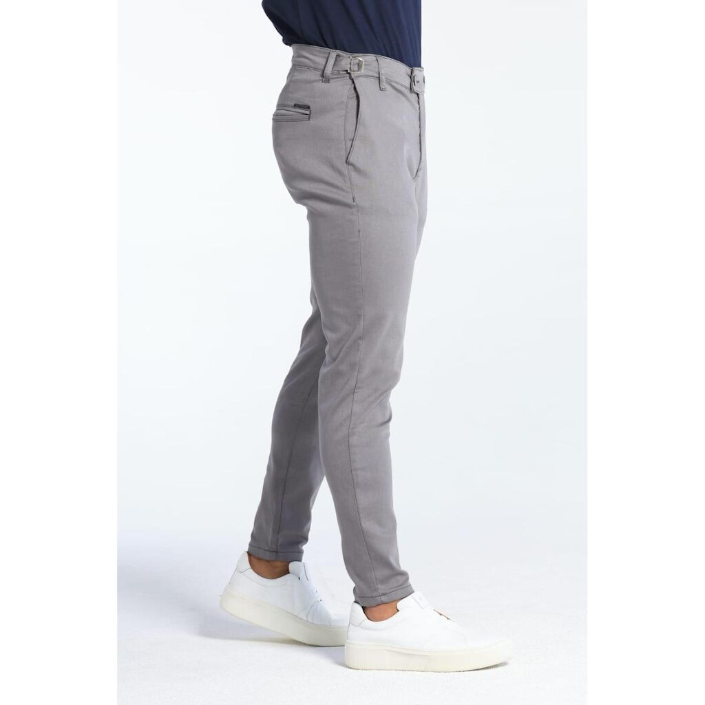 Calça Alfaiataria Italiana Skinny Com Ajuste Regulagem Cós