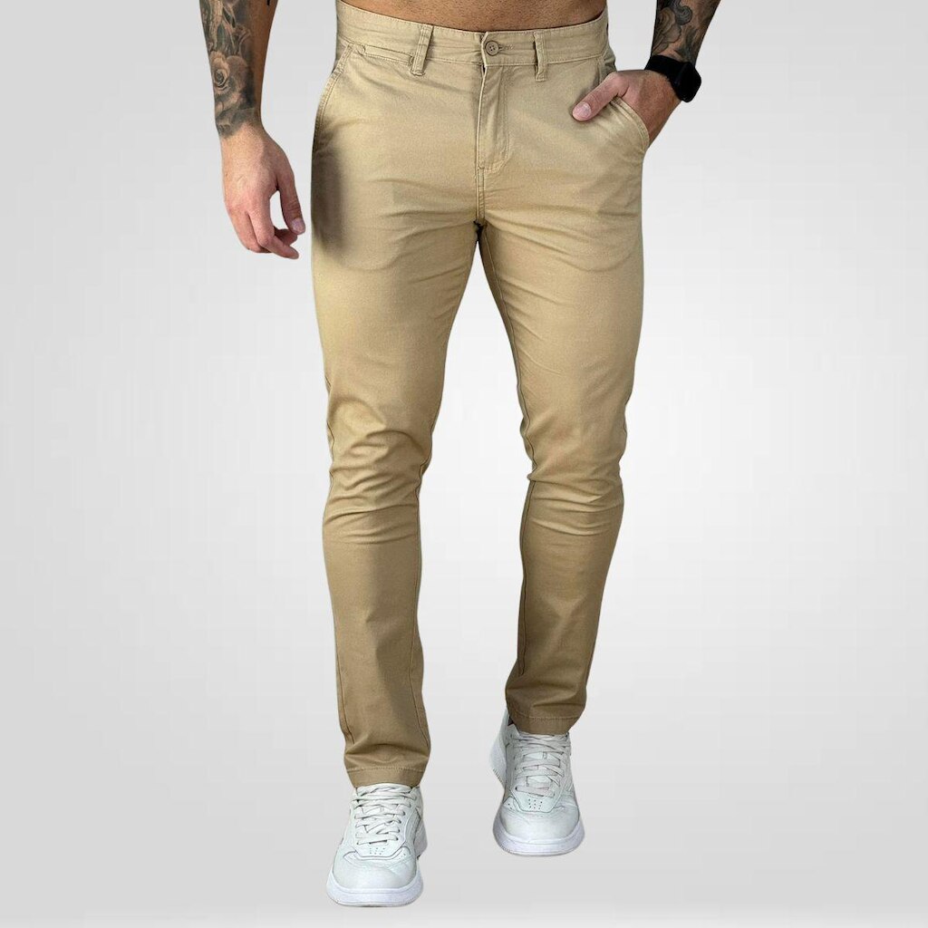 Calça Alfaiataria Masculina Slim Stretch - Arrow