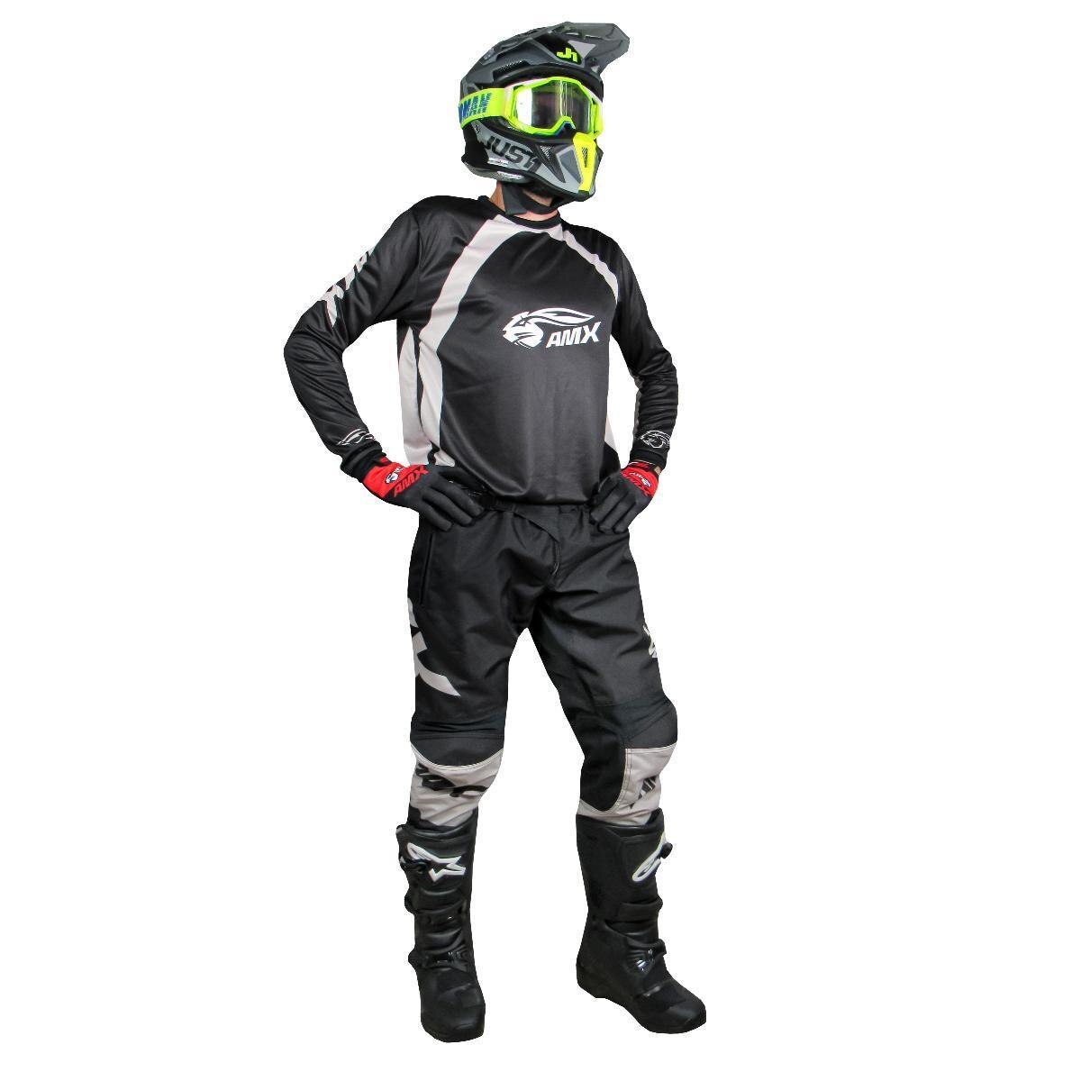 Calça Amx Classic Start C/ Bolso Trilha Motocross Enduro Velocross