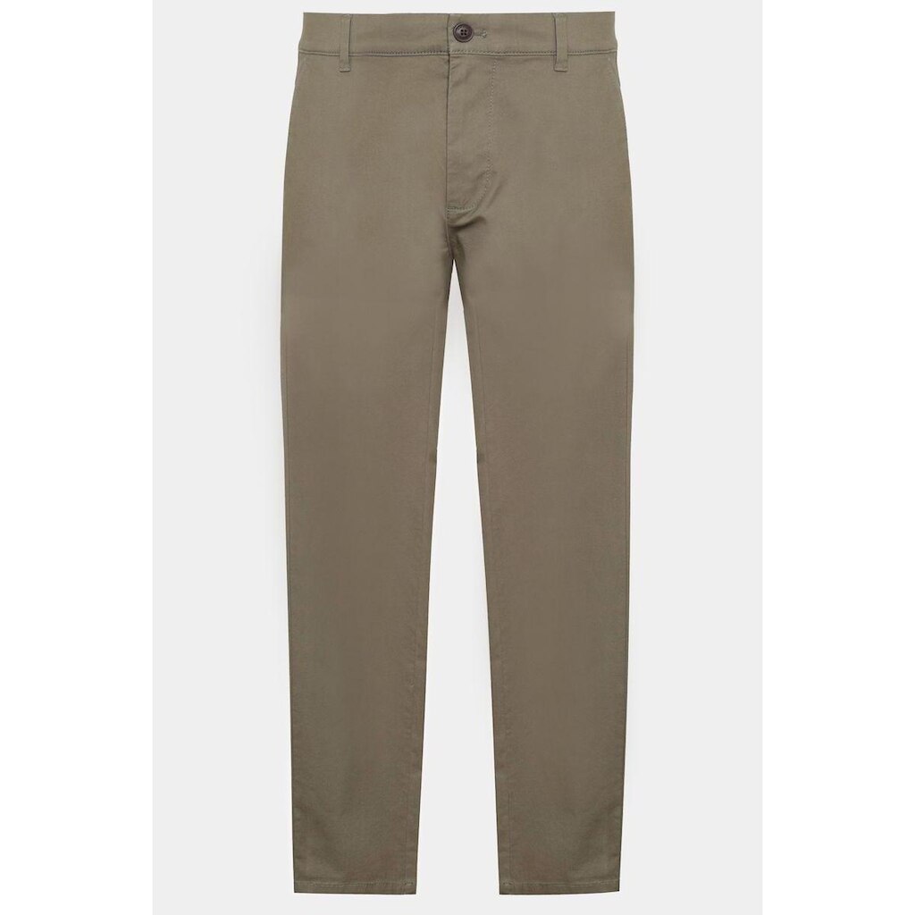 Calça Aramis Chino Slim Clássica Sarja Verde Militar