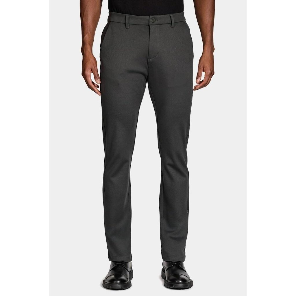 Calça Aramis Chino Slim Knit Conforto Verde