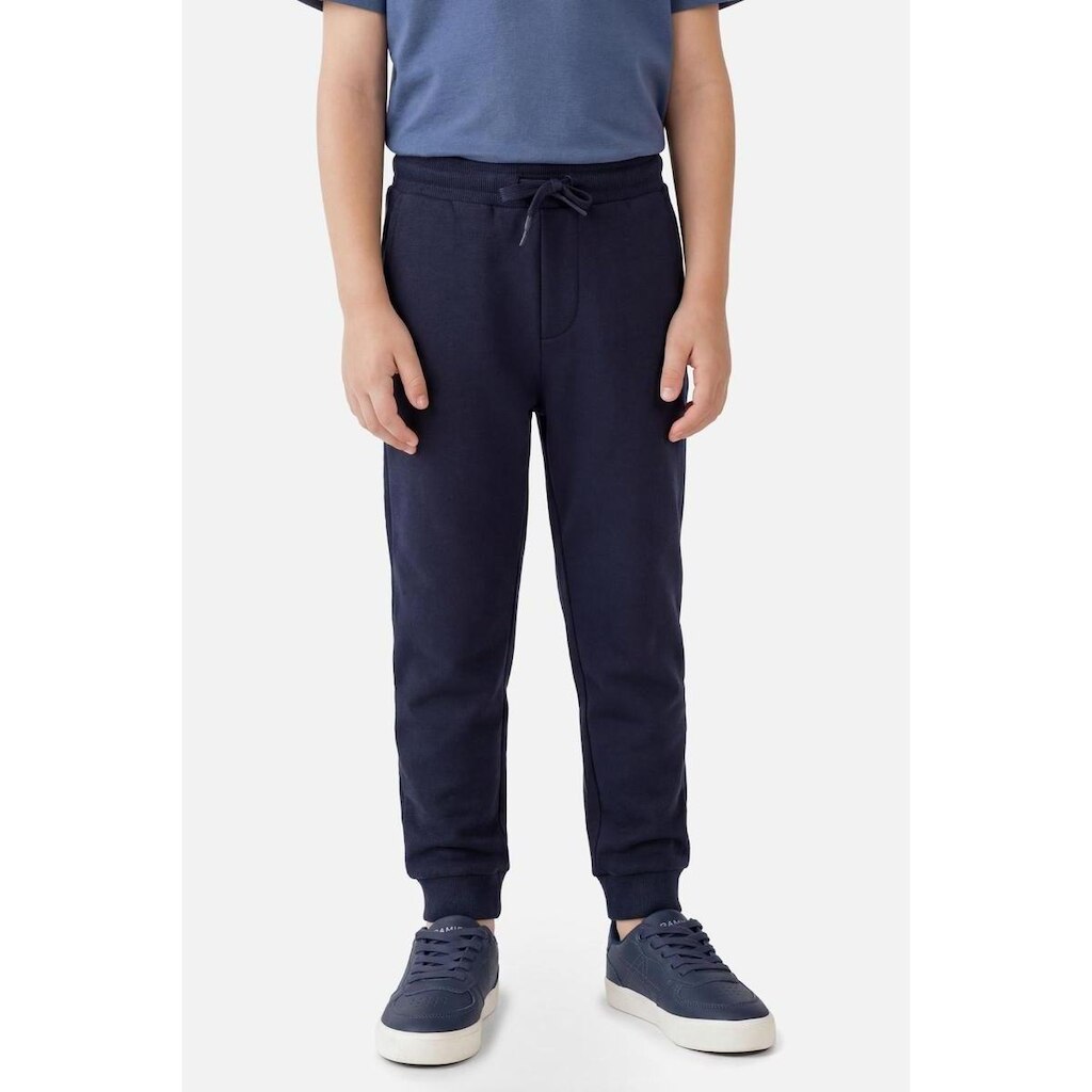 Calça Aramis Infantil Moletom Jogger Sweatpants Navy