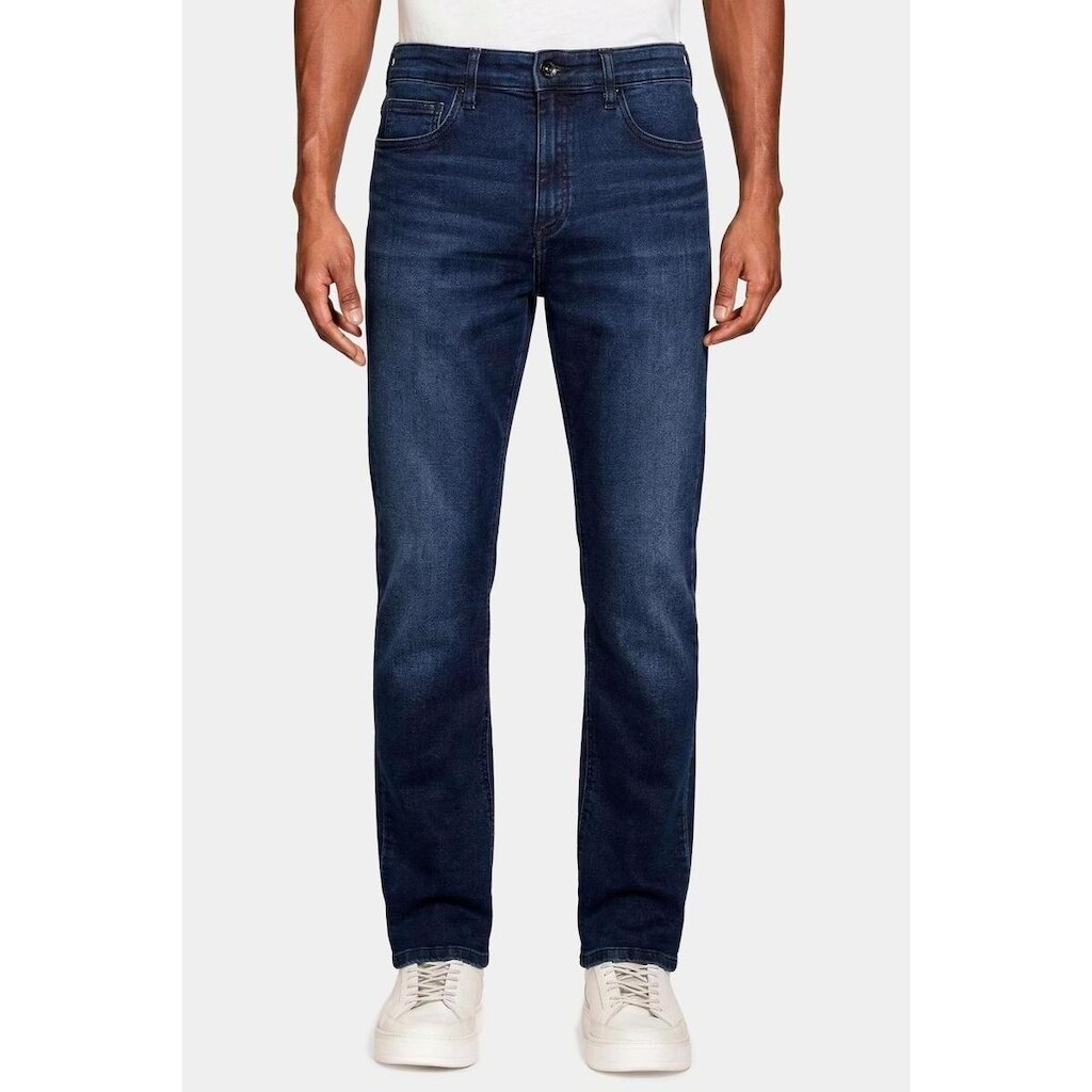 Calça Aramis Jeans Regular Especial Knit Azul Escuro
