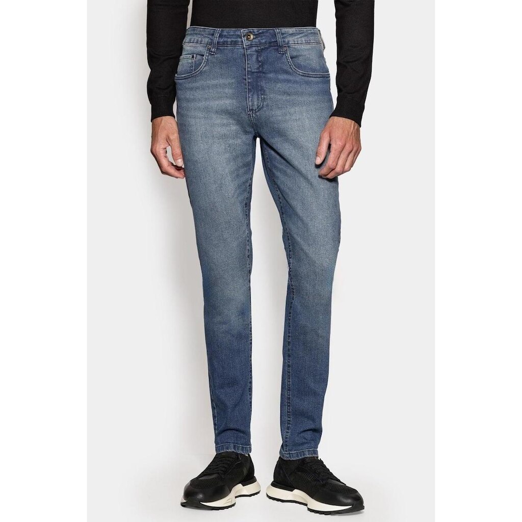 Calça Aramis Jeans Ski Destroyed Azul Claro