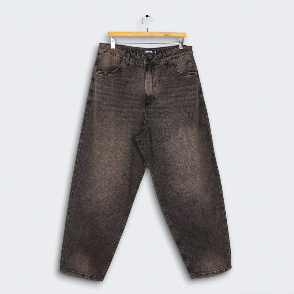 Calça Aston Jeans Tradicional Preto Estonado