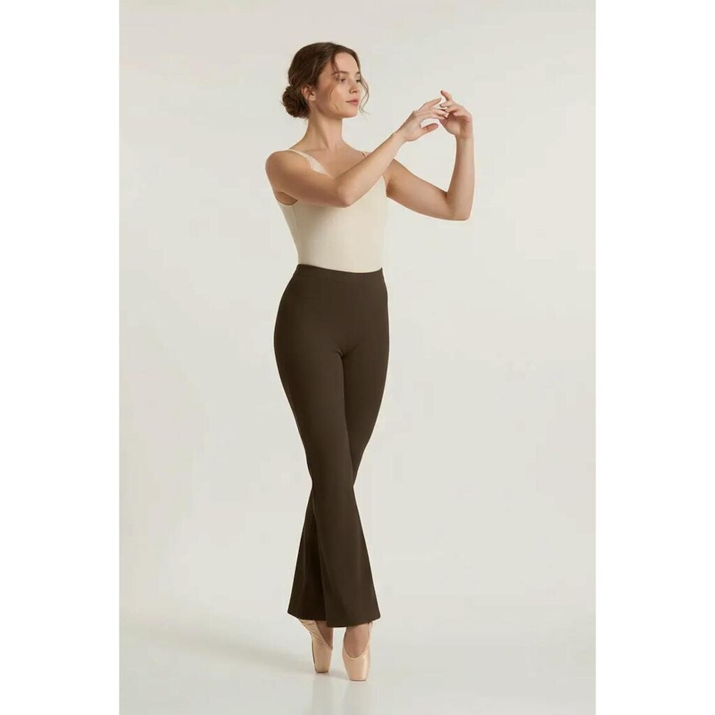 Calça Bailarina Lunender Em Malha Canelada